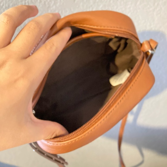 Brown fake leather bag - Picture 3 of 3